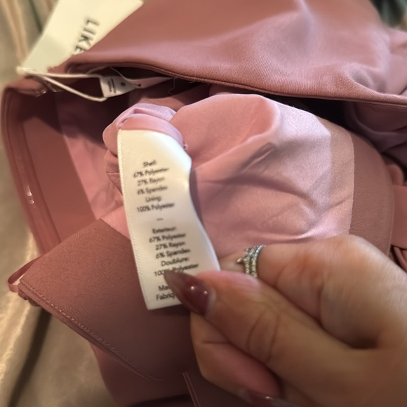 NWT Likely Stapleton Tie Waist Halter Maxi Gown in Nostalgic Rose Size 8 $328 - Picture 8 of 9